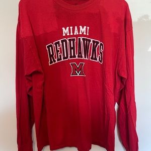 Miami University of Ohio Long Sleeve T-Shirt Size XL